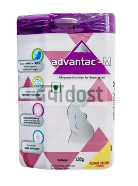 Advantac M Advance Nutrition Powder Kesar Badam 400gm