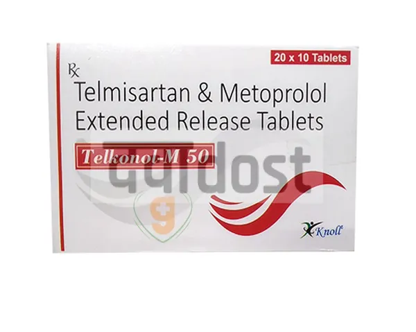Telkonol M 50mg/40mg Tablets