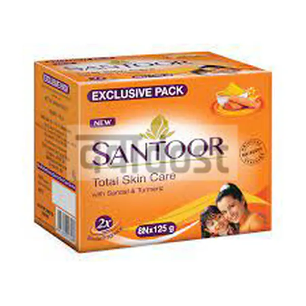Santoor Sandal and Turmeric Soap 125gm