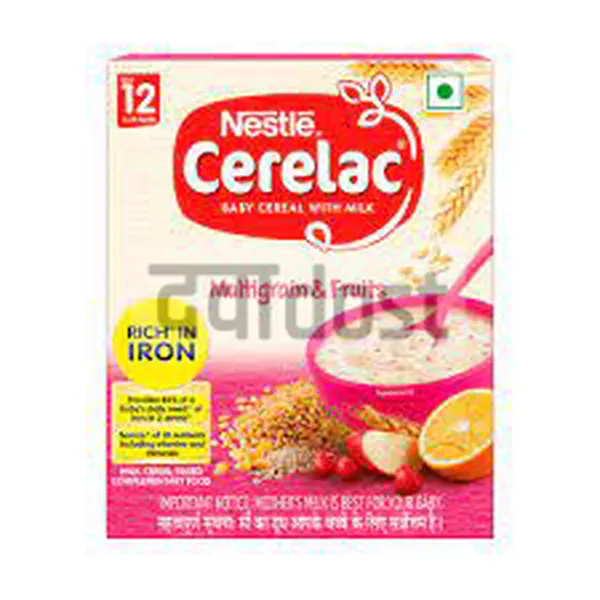Nestle Cerelac Baby Cereal with Milk from 12 to 24 Months Multigrain and Fruits 300gm
