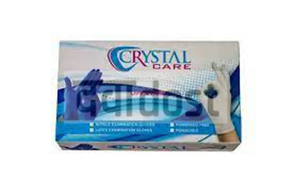 Latex surgical gloves 7 crystal care