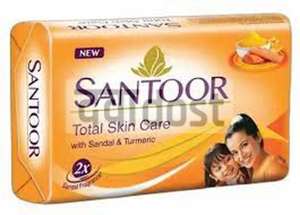 Santoor Orange Soap 50gm