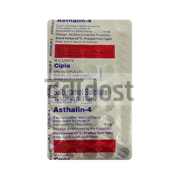 Asthalin 4mg Tablet 45s