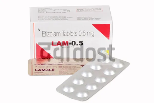 Lam 0.5mg Tablet 10s