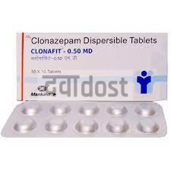 Clonafit 0.5 MD Tablet
