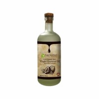 Pure Nutrition Raw Cold Pressed Virgin Coconut Oil , Zero Heat Process, Supports Immunity, Hair & Skin, 100?ible - 500 Ml Glass Bottle