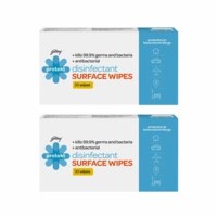 Godrej Protekt Disinfectant Surface Wipes, Kills 99.9% Germs And Bacteria, For Kitchen, Home And Travel, Alcohol Based - 60 Wipes