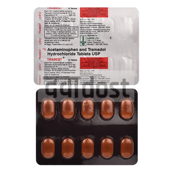 Trabest 325mg/37.5mg Tablet 10s