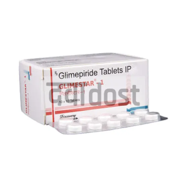Glimestar 1mg Tablet 10s