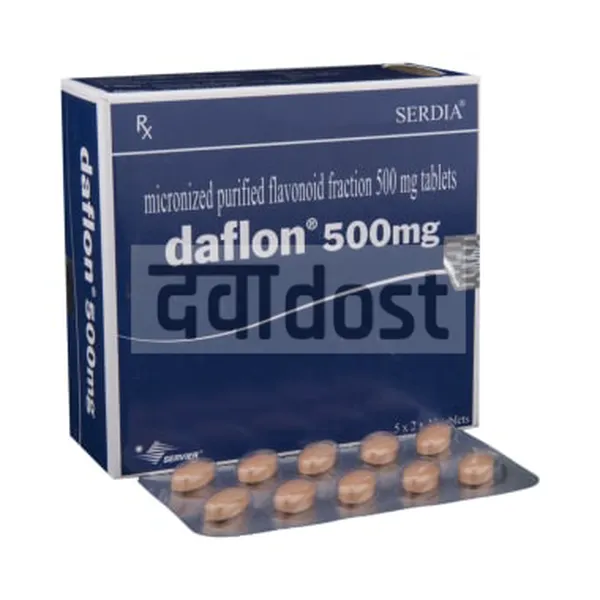Buy Daflon 500 Mg Tab 30S Online at Best Price & Same Day Delivery at  NextDoorMed