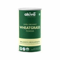 Akiva Superfoods Wheatgrass Leaf Vegan Supplement Powder Bottle Of 100 G