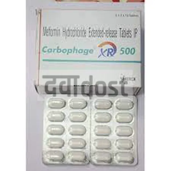 Carbophage 500mg Tablet XR