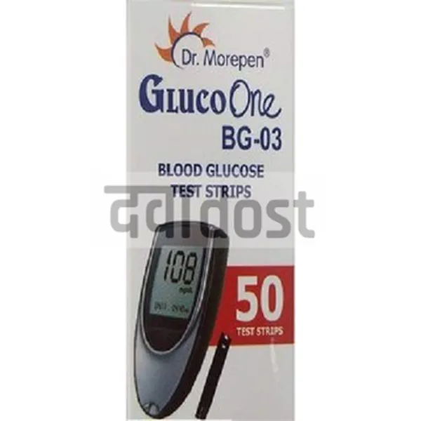 Dr Morepen Gluco One BG 03 Blood Glucose Test Strip 50s