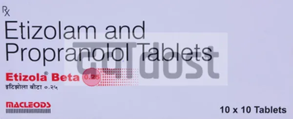 Etizola Beta 0.5mg/20mg Tablet