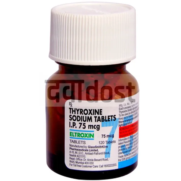 Eltroxin 75mcg Tablet