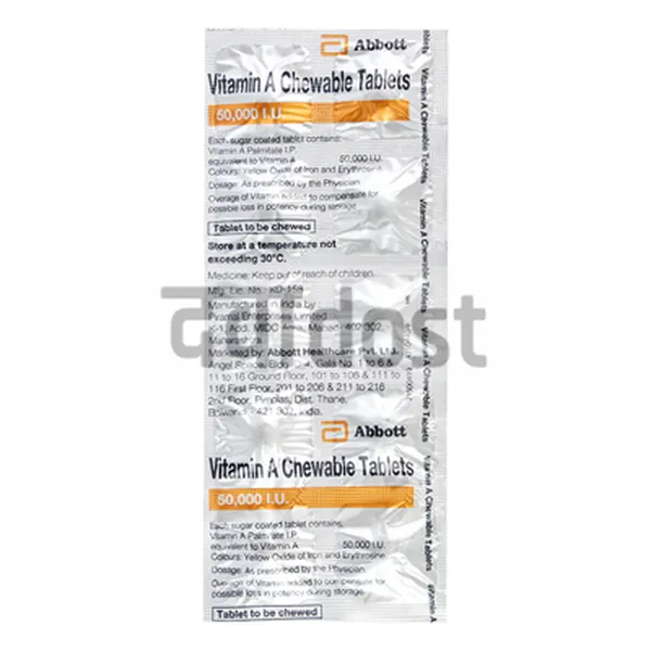 Vitamin A Chewable Tablet 10s