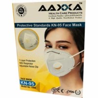 Aaxxa Kn 95 Mask Black With Respirator 1