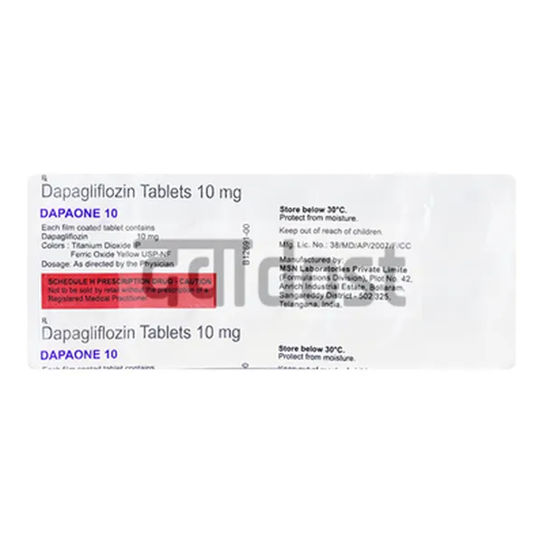 Dapaone 10mg Tablet 10s