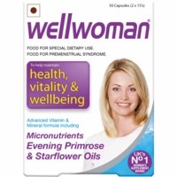 Wellwoman - Health Supplements - Micronutrients, Evening Primrose Oil And Starflower Oil - 30 Capsules