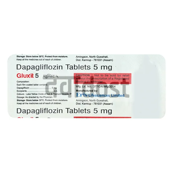 Gluxit 5mg Tablet 10s