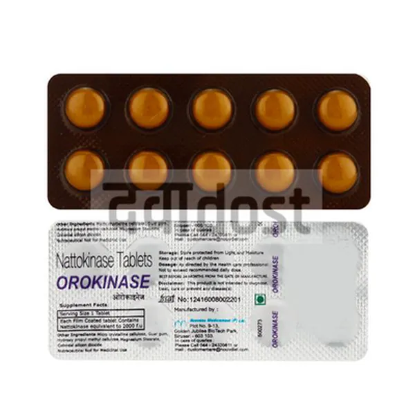 Orokinase Tablet 10`s