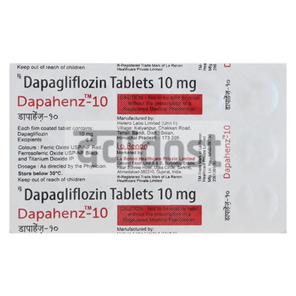 Dapahenz 10mg Tablet 
