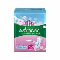 Whisper Ultra Soft Size Xl Plus Sanitary Pads Packet Of 15