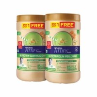 Saffola Fittify Hi-protein Slim Meal Shake, Pistachio Almond, Buy 1 Get 1, Each Pack 420 Gm