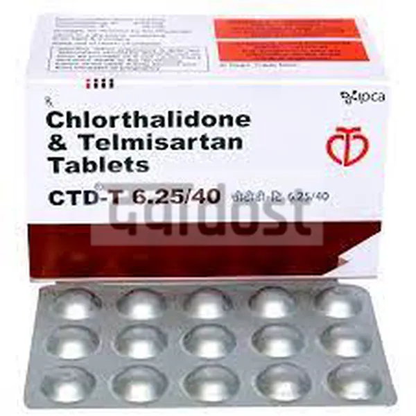 CTD-T 40/6.25 Tablet 15s