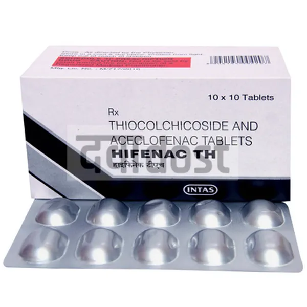Hifenac TH 8mg/100mg Tablet  10s