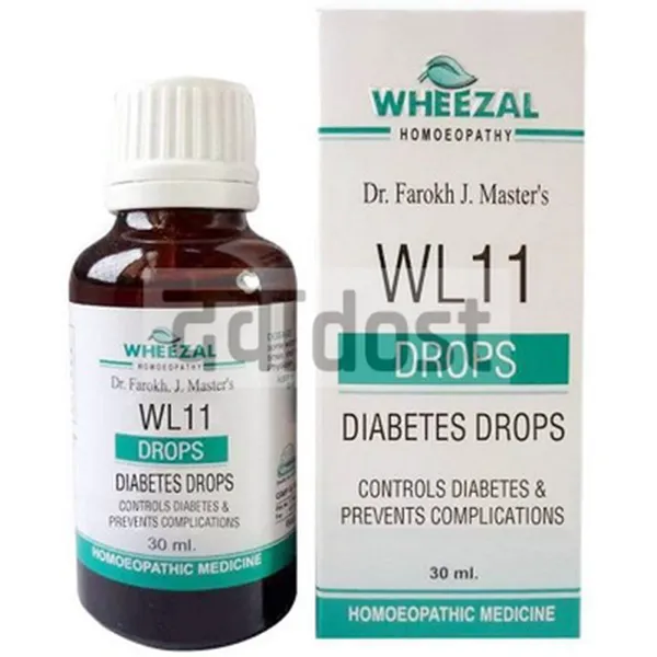 Wheezal WL11 Diabetes Drop 30ml