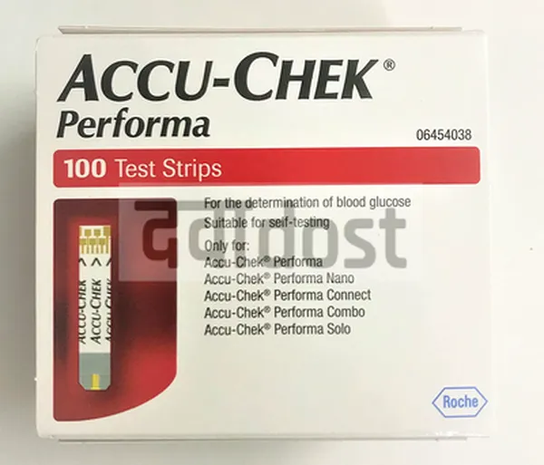 Accu Chek Performa Blood Glucose Test Strip 100s