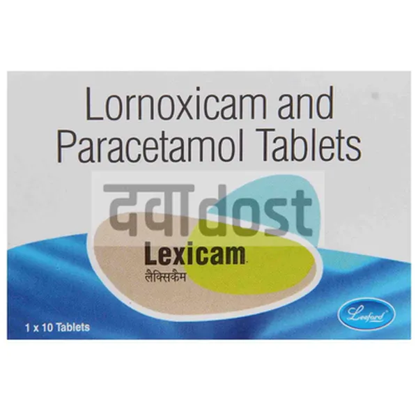 Lexicam 8mg/325mg Tablet 10s