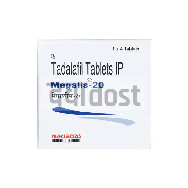Megalis 20mg Tablet 4s