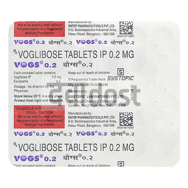 Vogs 0.2mg Tablet 30s