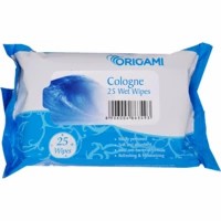 Origami So..soft Wet Wipes- Cologne, 25 Pulls