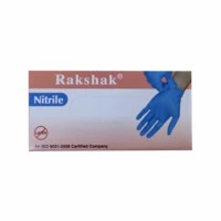 Rakshak Nitrile Powder Free Examination Hand Gloves Box Of 100