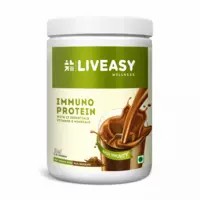 Liveasy Wellness Immuno Protein - Adult Protein Drink With Vitamins & Minerals - Provides Energy & Vitality - Jar Of 500 Gram