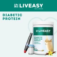Liveasy Wellness Diabetic Protein - Blood Sugar & Weight Management -french Vanilla 400g Jar