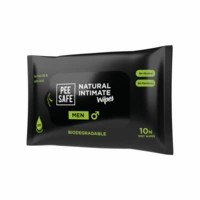Pee Safe Biodegradable Intimate Wipes For Men - 10 Wipes (pack Of 1)