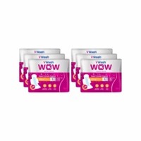 Vwash Wow Ultra Thin Size L Sanitary Pads Pack Of 30 (packs Of 6x5)