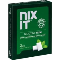 Nixit Nicotine Frost Mint Gums 2mg, Sugar-free, Bigger Size (pack Of 3) - Helps Quit Smoking