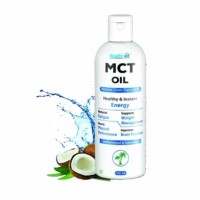 Healthvit  Mct Oil From Coconut Oil Gluten Free Bottle Of 100 Ml