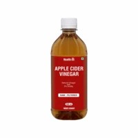Healthvit Natural Apple Cider Vinegar With Mother Vinegar Raw Filtered -500ml