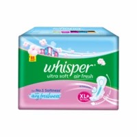 Whisper Ultra Soft Size Xl Plus Sanitary Pads Packet Of 30
