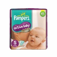 Pampers Active Baby Diaper Size S Packet Of 22