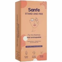 Sanfe Stand And Pee Disposable Female Urination Device For Women - 10 Funnels