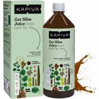 Kapiva Get Slim Juice - 1l | Helps Burn Fat Naturally | Goodness Of 12 Ayurvedic Herbs | Weight Management & Digestion Stimulation