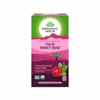 Organic India Tulsi Sweet Rose Tea Bags Packet Of 25