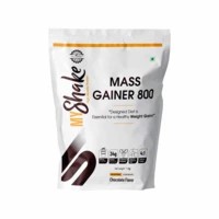 Neuherbs Myshake Mass Gainer 800 - Weight Gain With Protein, Fibers & Vitamins - 34 Grams Of Protein, 136 G Of Carbs - 1kg ( Chocolate Flavour )